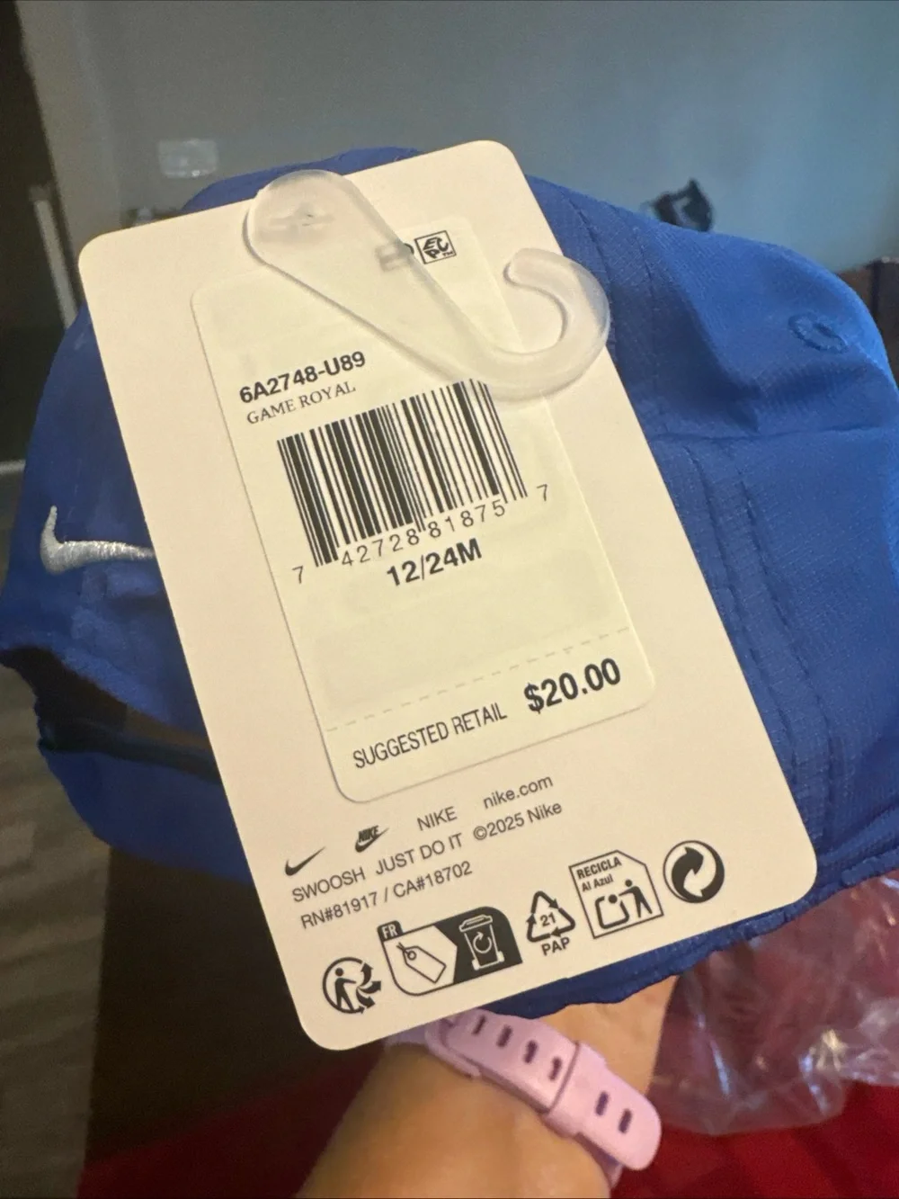 Nike Infant Blue Club Cap - Baby Baseball Hat